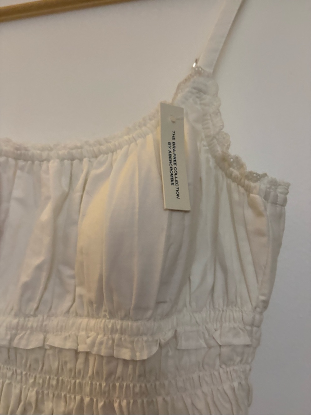 Abercrombie Bra-Free Smocked Drop-Waist Maxi Dress - Picture 7 of 10